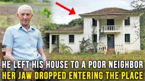 79-year-old man left his house to a needy neighbor. Her jaw dropped as she entered it