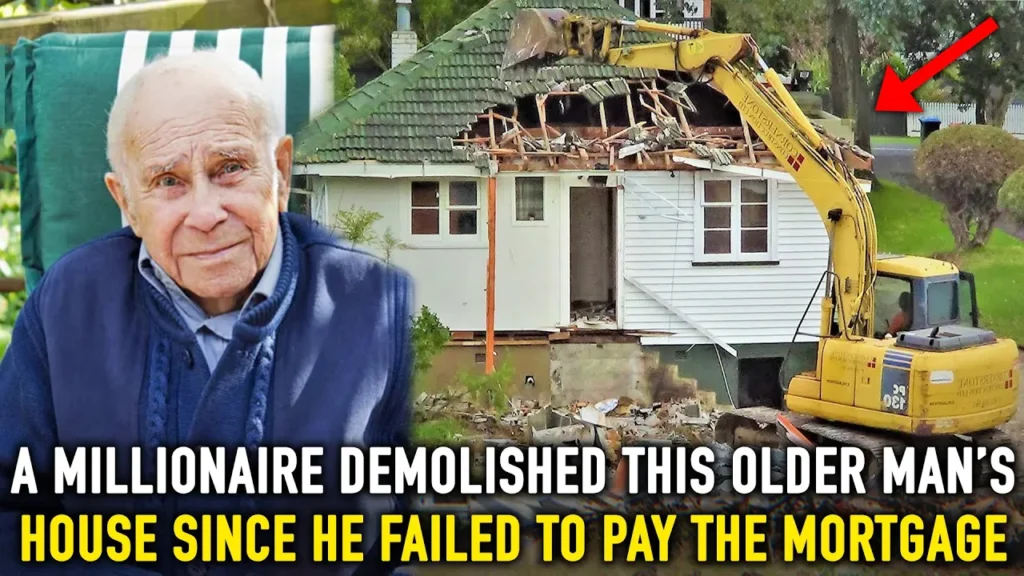 Millionaire demolished older man's house and saw his childhood photo among the ruins